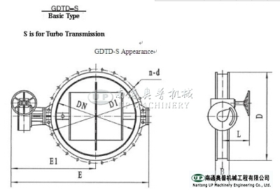 Aeration Butterfly Valve GDTD-S Manual Double-clip Aeration Butterfly Valve